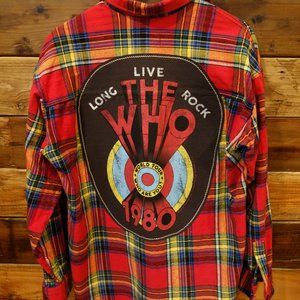 The Who One-of-a-Kind MadAndie Custom Vintage Flannel (Unisex - Men's M)